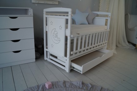 Детская кроватка Baby Comfort TEDDY - олицетворение стиля и функциональности. Кр. . фото 3