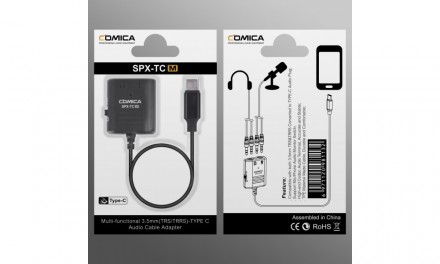 Адаптер COMICA Multi-Functional 3.5mm to USB TYPE-C Audio Cable Adapter (CVM-SPX. . фото 5