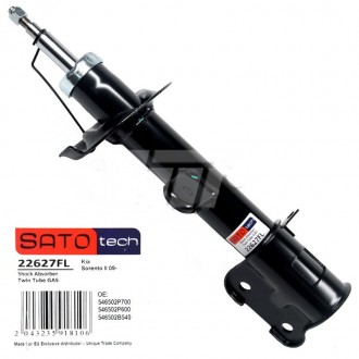 Амортизатор передний левый Sorento (09-) Sato Tech 22627FL применяется в качеств. . фото 2