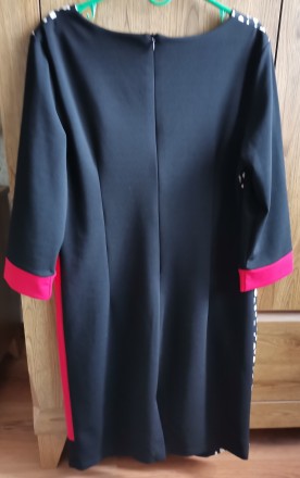 Плаття чорно-бордове Kiara Contini, Італія. Розмір - L.
Нове, з біркою. 67% Пол. . фото 6