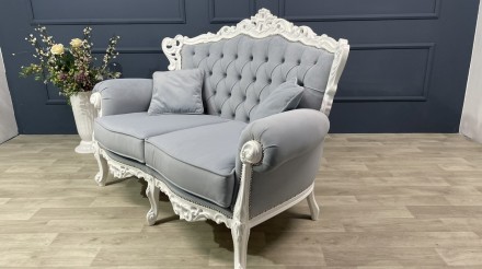 Роскошный классической диван Людовик XV, выполненный в стиле рококо. Каркас полн. . фото 6