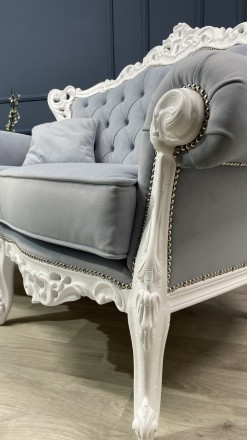 Роскошный классической диван Людовик XV, выполненный в стиле рококо. Каркас полн. . фото 5