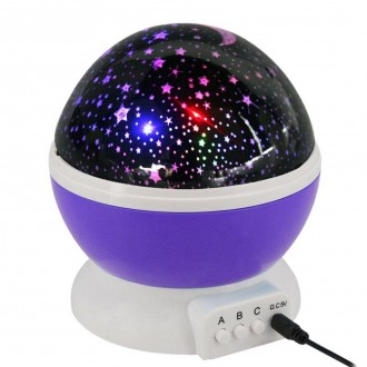 Детский ночник Star master Dream rotating projection lamp является полезной и пр. . фото 4