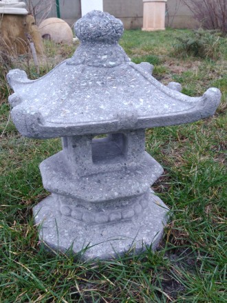 Фонарь-пагода в японском стиле 2600 грн. Бетон+крошка каменная (классический вар. . фото 7