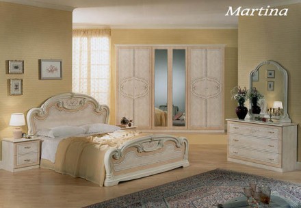 Спальня Мартіна продукується в кольорах радіка махонь і радіка беж. Ліжко 160х20. . фото 3