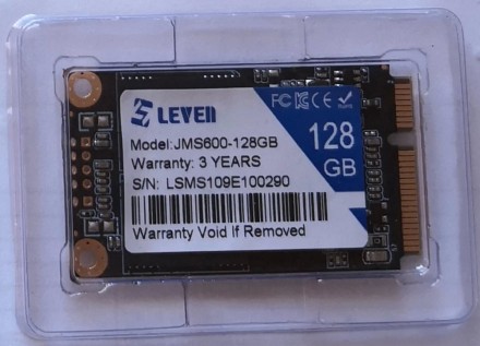 Купити SSD 128GB mSata Leven JMS600 новий на гарантії до 02.2023.
В комплекті з. . фото 3