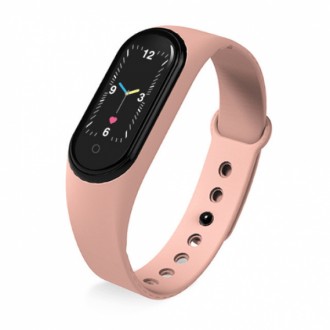 Смарт браслет M5 Smart Bracelet Фитнес трекер Watch Bluetooth. Цвет: розовый. Хмельницький. фото 1 Смарт браслет M5 Smart Bracelet Фитнес трекер Watch Bluetooth. Цвет: розовый. Хмельницький. фото 1