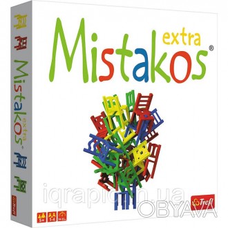Стільці Mistakos Original, Trefl. Настільна гра-головоломка Містакос, вежа зі ст. . фото 1