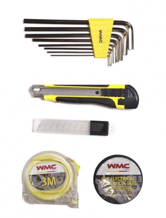 Набор инструментов 34 предмета WMC TOOLS 1034 для разработан для нужд электрика,. . фото 11