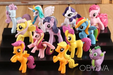  Набор Май Литл Пони ( Little Pony ) ( 12 шт )
 
Прекрасные, яркие игрушки порад. . фото 1