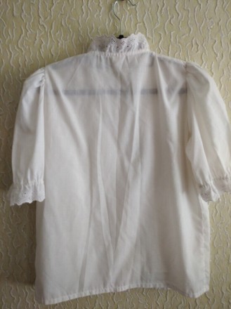 Нарядная блузка рубашка кофточка ,Тайланд. Цвет - молочный.
ПОГ 49 см.
Ширина . . фото 6