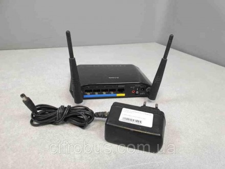 Wi-Fi-роутер, стандарт Wi-Fi: 802.11, макс. швидкість: 300 Мбіт/с, Комутатор 4xL. . фото 4