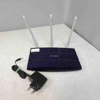 Wi-Fi-роутер, стандарт Wi-Fi: 802.11n, макс. швидкість: 300 Мбіт/с, комутатор 4x. . фото 2