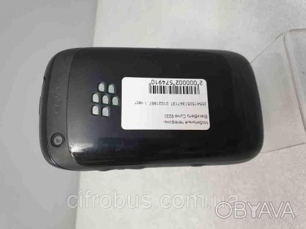 смартфон на платформі BlackBerry OS, QWERTY-клавіатура, екран 2.44", роздільна з. . фото 1