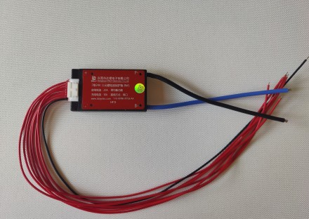 BMS для LiPo, Li-Ion BMS / 7 S / 24 V / 20A
Тривимірний розряд - 20 (max) A
Ток . . фото 3