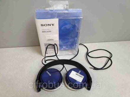 Sony MDR-ZX310 наушники, накладные, чувствительность 98 дБ/мВт, импеданс 24 Ом, . . фото 3
