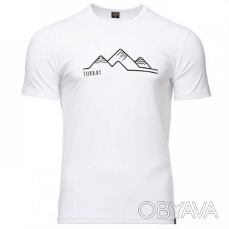 Обновленная стильная мужская футболка из натурального материала от Turbat. Мягка. . фото 1