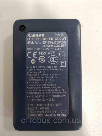 Зарядное устройство Canon CB-2LVEСовместимо с фотокамерами IXUS 10S/60/65/70/75/. . фото 4