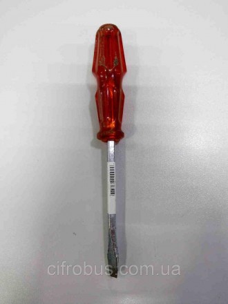 Отвертка плоская (15-20 см), с изотяционной ручкой не пропускающей электрический. . фото 3