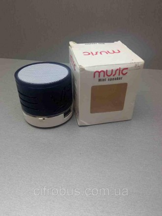 Колонка портативная беспроводная Music mini speaker. Навигация по меню - звукова. . фото 2