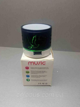 Колонка портативная беспроводная Music mini speaker. Навигация по меню - звукова. . фото 3