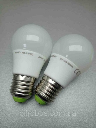 Светодиодная лампа (энергосберегающая); мощность: 7 Вт; аналог мощности лампы на. . фото 5