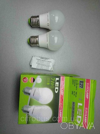 Светодиодная лампа (энергосберегающая); мощность: 7 Вт; аналог мощности лампы на. . фото 1