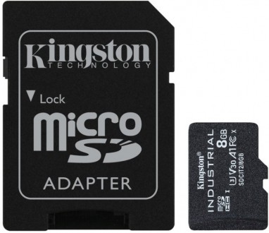 Карта пам'яті Kingston SDCIT/8GB INDUSTRIAL GRADE підтримує специфікацію Ul. . фото 3