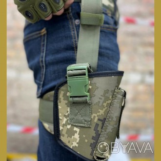 Набедренная кобура для пистолета Макарова Форт на ногу, кобура для ПМ Fort такти. . фото 1