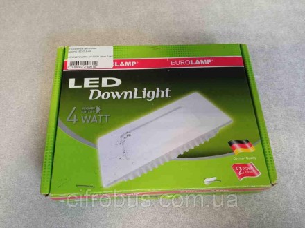 Світильник точковий врізний Eurolamp LED-DLS-4/4
Внимание! Комісійний товар. Уто. . фото 2