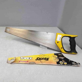 Ножовка TOPEX Shark изготовлена из закаленной стали. Трехсторонняя заточка и зак. . фото 2