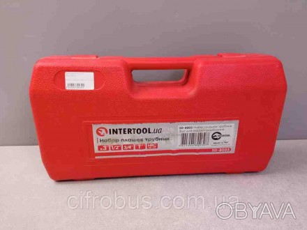 Набор плашек Intertool SD-8003 - набор предназначен для нарезания наружной резьб. . фото 1