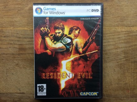 Resident Evil 5 (DVD) | Игра для PC

Диск с игрой для ПК/PC. Игра на одном дву. . фото 5
