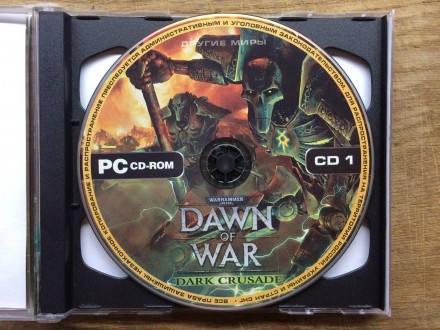 Warhammer 40000: Dawn of War – Dark Crusade (2CD) | Игра для PC

Диск с . . фото 4