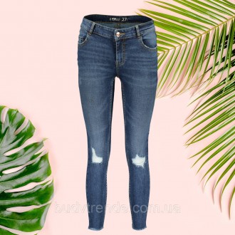Женские джинсы с потертостями (низкая посадка) 26,28,29 размер FB Sister Skinny . . фото 2