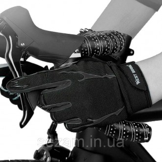 БЕЗОПАСНОСТЬ:
Спортивні рукавички West Biking виготовлені зі щільної, стиснутої . . фото 4