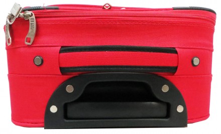Малый тканевый чемодан ручная кладь 31L Enrico Benetti Chicago красный Eb35037 9. . фото 9