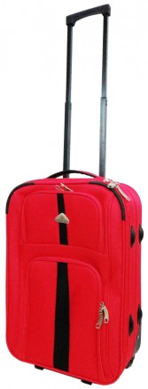 Малый тканевый чемодан ручная кладь 31L Enrico Benetti Chicago красный Eb35037 9. . фото 2
