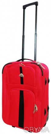 Малый тканевый чемодан ручная кладь 31L Enrico Benetti Chicago красный Eb35037 9. . фото 1