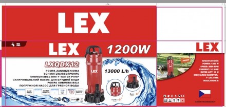 Погружной дренажный LEX LXQDX25 предназначен для отвода сточных вод и затопленны. . фото 6