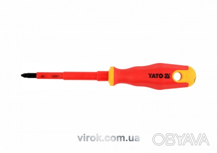Викрутка діелектрична хрестова YATO YT-2826
Особливості Діелектричної викрутки Y. . фото 1