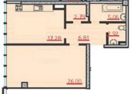 
 15436 Предлагаем к продаже двухкомнатную квартиру в 18 Жемчужине на Большой Ар. . фото 11
