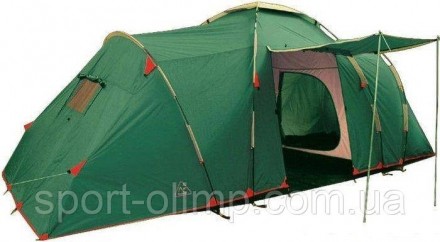 Двухкомнатная четырехместная кмпинговая палатка Tramp Brest 4 (V2) TRT-082
Рассч. . фото 2