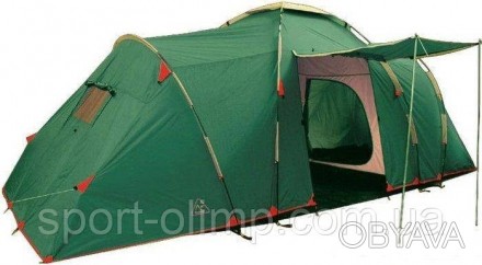 Двухкомнатная четырехместная кмпинговая палатка Tramp Brest 4 (V2) TRT-082
Рассч. . фото 1
