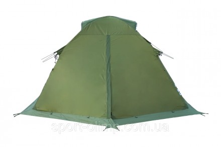 Экспедиционная трехместная палатка Tramp Mountain 3 (V2) Зеленая TRT-023-green
Т. . фото 6