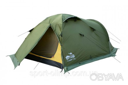 Экспедиционная трехместная палатка Tramp Mountain 3 (V2) Зеленая TRT-023-green
Т. . фото 1