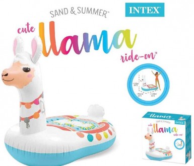 Intex Плотик 57564 NP "Лама" (4) розмір 135х94х112 см, від 3-х років, в коробці. Одесса. фото 1 Intex Плотик 57564 NP "Лама" (4) розмір 135х94х112 см, від 3-х років, в коробці. Одесса. фото 1