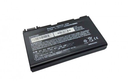 Акумулятор для ноутбука Acer TM00741 Extensa 5210 11.1V Black 5200mAh Аналог. . фото 3