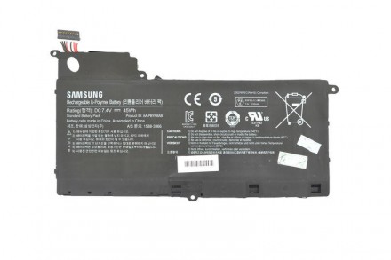 Акумулятор для ноутбука Samsung AA-PBYN8AB 530U4B 7.4V Black 6120mAh Orig Совмес. . фото 6