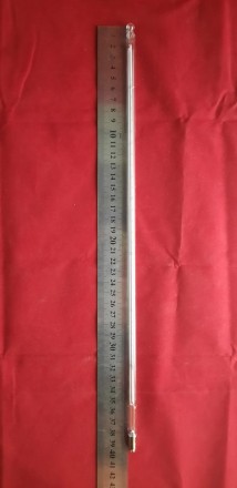 Термометр ртутный лабораторный от 0 до + 50С Teilung 0,5 grd 
L40 см / D 9мм
 ск. . фото 3